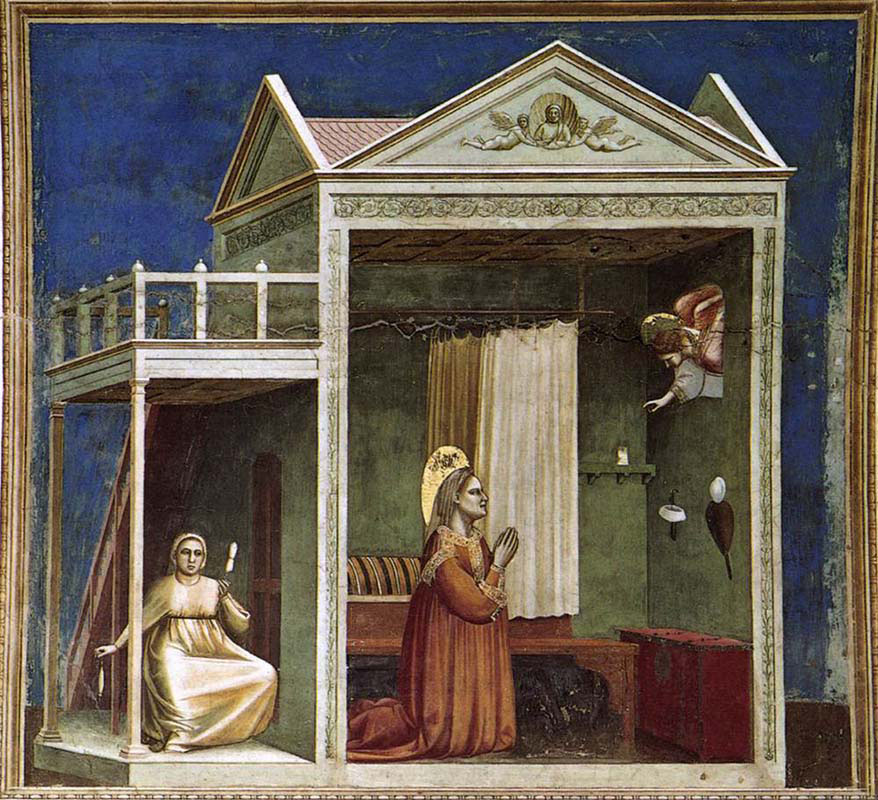 Annunciation of saint Anna